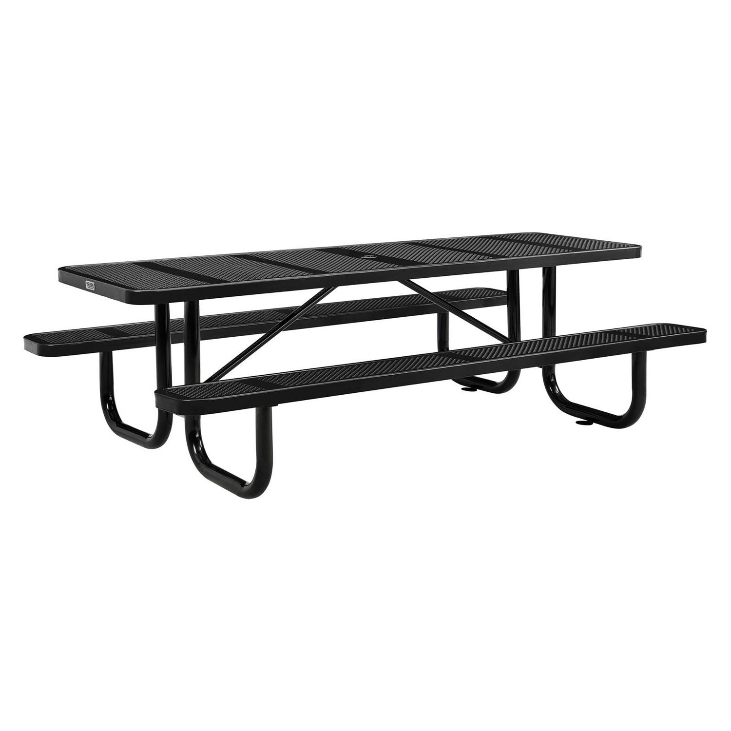 global-industrial-perforated-steel-picnic-table-rectangular-72-x-62-x-29-5-black-top-black-base-legs-gbe694555bk_1
